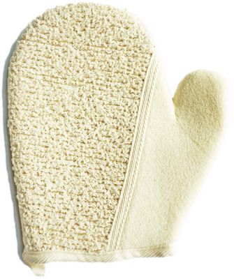 2Pack7.8x7.7inches Exfoliating Soft Terry Cloth Gloves Mitten Remove Dead Skin Bath Body Scrub Mitt, Deep Exfoliation Glove Skin Exfoliator Mitt for Men and Women When Bath Spa and Shower
