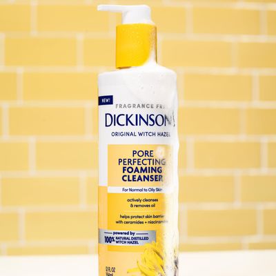 Dickinson's Original Witch Hazel Pore Perfecting Facial Cleanser, 12 Fl Oz, For Normal to Oily Skin, Removes Excess Oil, Refines and Clears Pores, Alcohol-Free Face Wash
