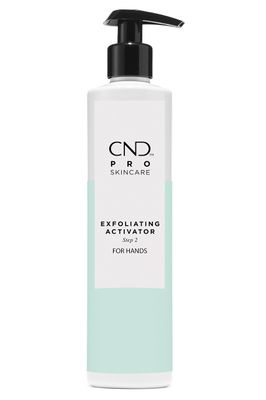 CND Pro Skincare Exfoliating Activator for Hands, Made with Natural Origin Aloe Leaf, Use with Exfoliating Scrub, Step 2, 10.1 Oz