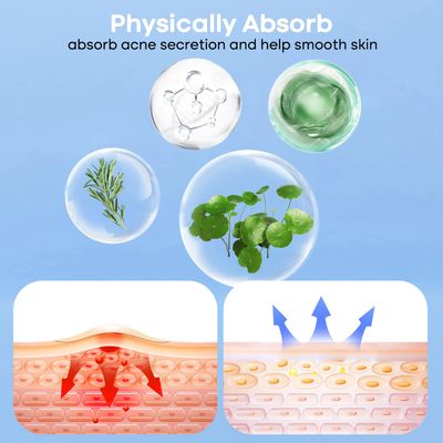 Breiboz Pimple Patches Large for Face, Acne Patches, Zit Patches Hydrocolloid Pimple Patch Invisible for Day and Night with Tea Tree, Salicylic Acid & Cica Oil-331 Patches, 7 size, 5 shapes