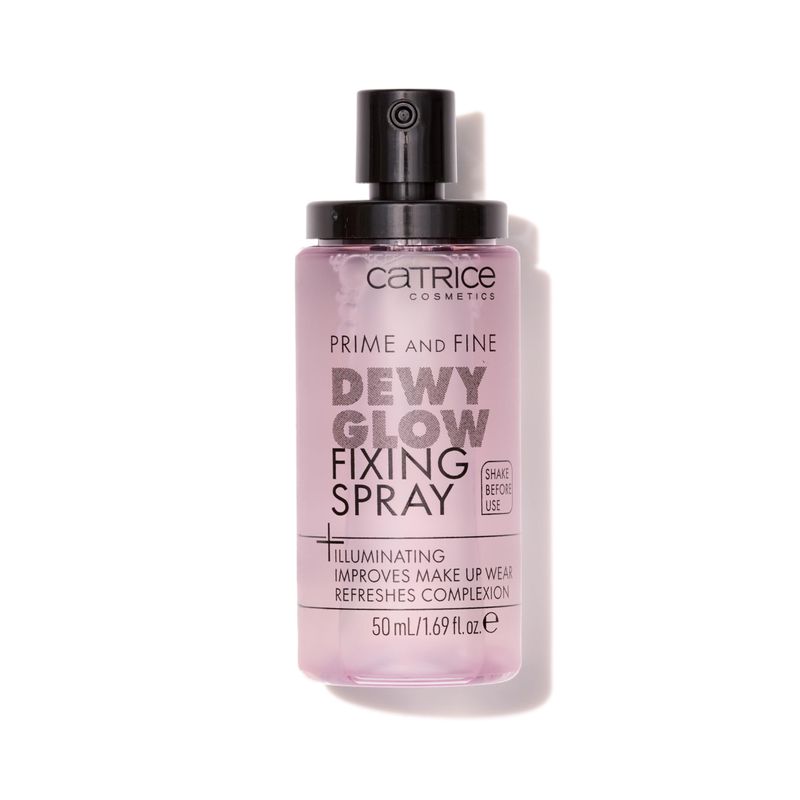 Catrice | Prime &amp; Fine Illuminating Dewy Glow Spray | Transparent and Fast Drying Fixing Spray| Paraben Free &amp; Vegan | Cruelty Free (Pack of 1)