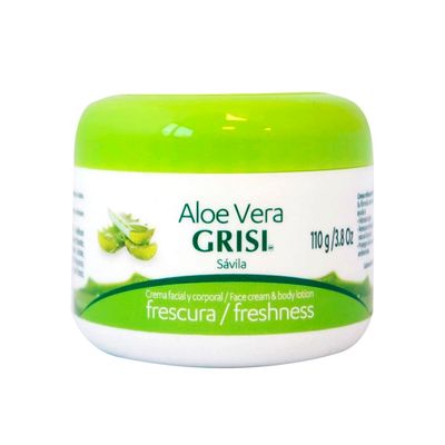 Grisi Aloe Vera Face Cream &amp; Body Lotion Freshness, 3.8 oz (Pack of 2)