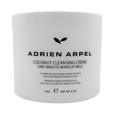 Adrien Arpel Coconut Cleansing Crme, Facial Cleanser &amp; Makeup Remover, Balm Hydrates &amp; Softens Sensitive, Dry &amp; Mature Skin, 4 oz