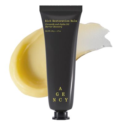 Agency Rich Restoration Balm, Hydrating Skin Barrier Recovery for Dry Skin, Non-Greasy Velvety Texture, Balm to Oil Face Moisturizer, 1.7 oz