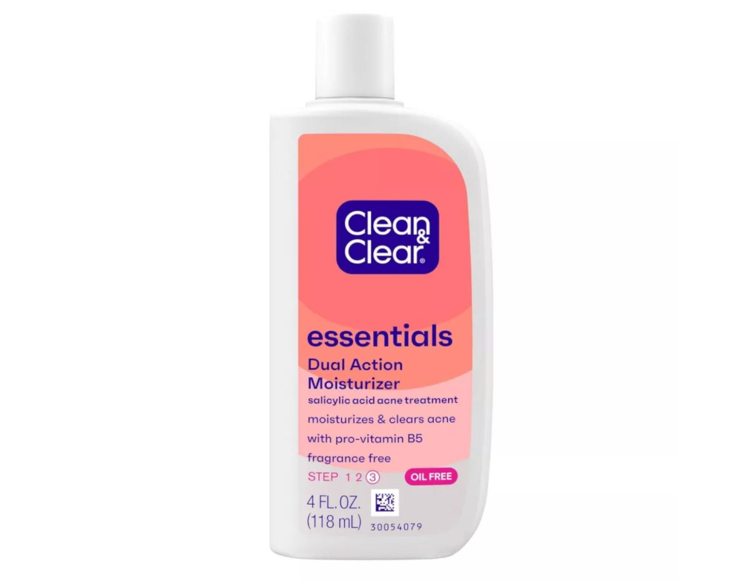 Clean &amp; Clear, Dual Action Moisturizer, Salicylic Acid Acne Medication, 4 fl oz (118 ml)#