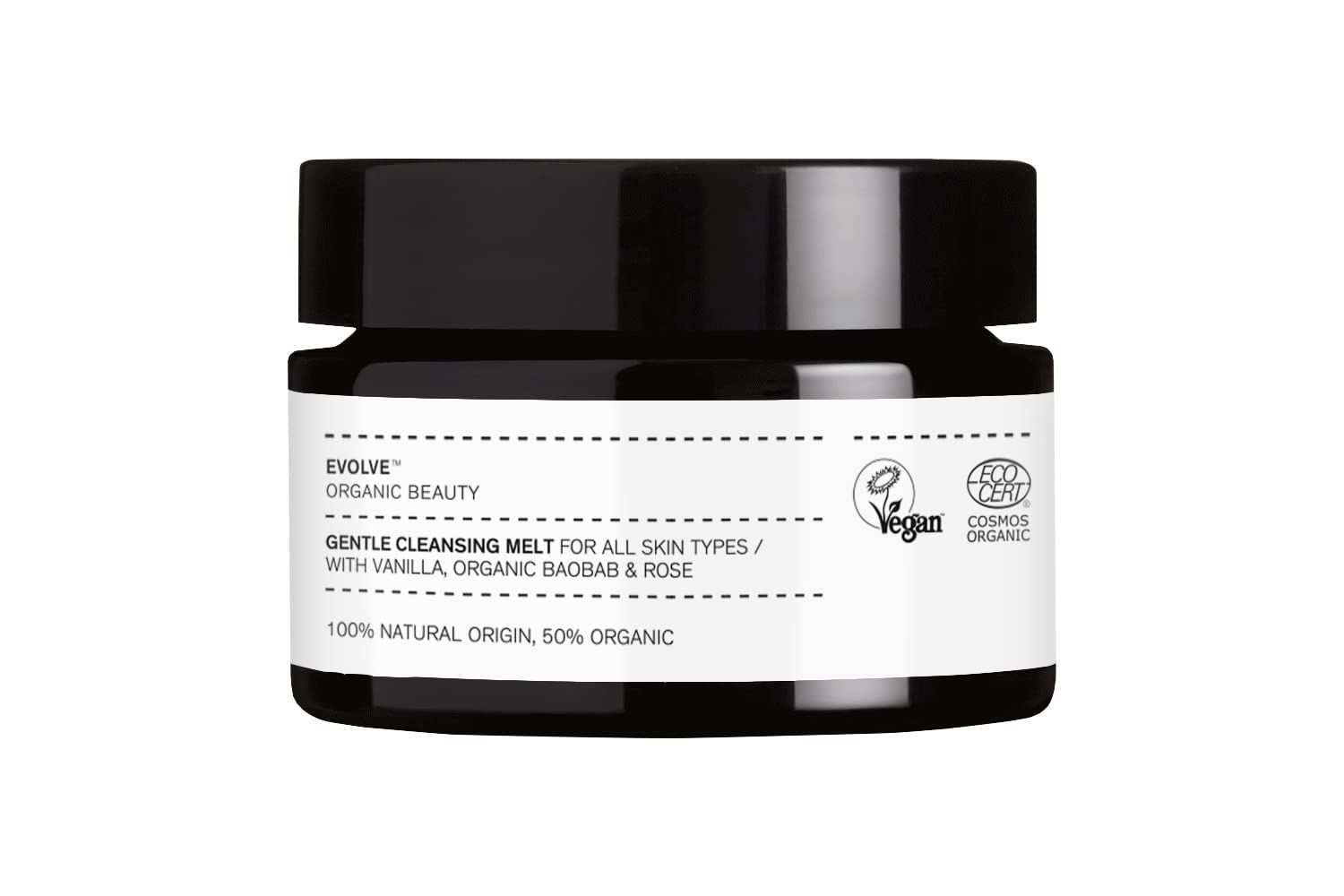 Evolve Organic Beauty - Natural Gentle Cleansing Melt Balm | Small-Batch, Vegan Clean Beauty (1 oz | 30 mL)