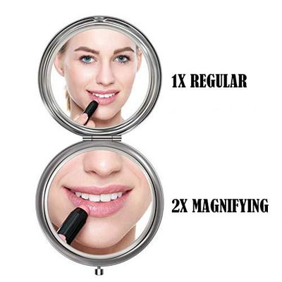 DIDADIC Daughter Gifts from Mom and Dad on Wedding Day, Graduation Gifts for Her, Birthday Gifts for Girls, Compact Makeup Mirror (Mir-Daughter-Journey)