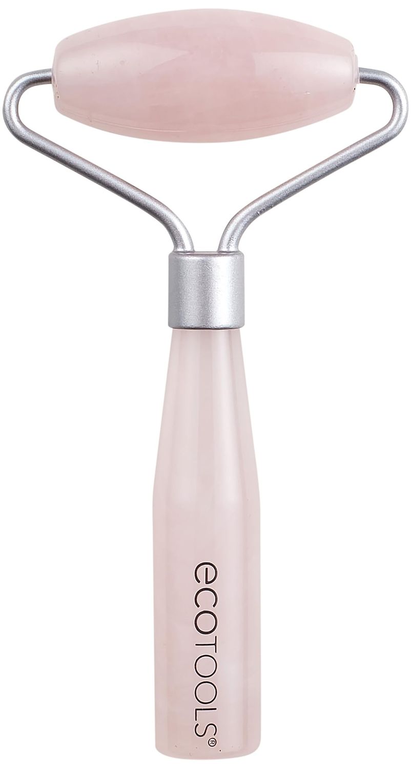 EcoTools Mini Rose Quartz Facial Roller with 100% Rose Quartz (Pack of 1)