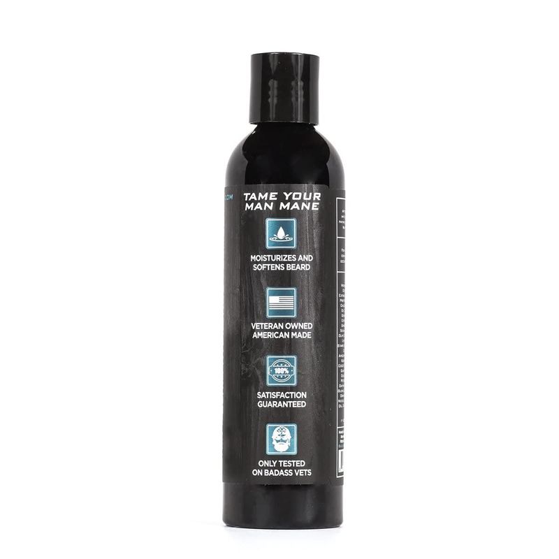 Badass Beard Care Beard Conditioner For Men - THE BIKER, 8 oz - Made of Natural Ingrediens for Healthy, Soften and Itchness Free Beard and Mustache