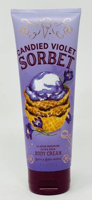 Bath &amp; Body Works, Signature Collection Ultra Shea Body Cream 8 Ounce (Candied Violet Sorbet)