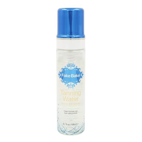 Fake Bake Foam Tanning Water Self Tanner Instant Glow with Hydrating Passion Flower Rejuvenation - Natural Looking Sunless Bronzing for Women &amp; Men - 6.7 oz