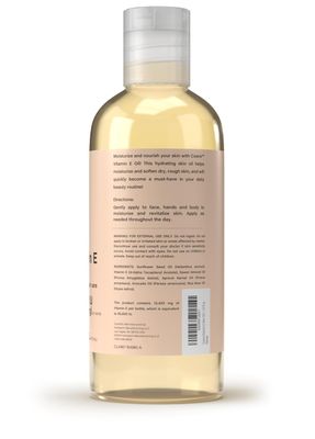 Coera Vitamin E Oil | 20,000 IU | 16 fl oz | Moisturizing &amp; Hydrating for Skin, Face, Hands and Body | Free of Parabens, SLS, &amp; Fragrances