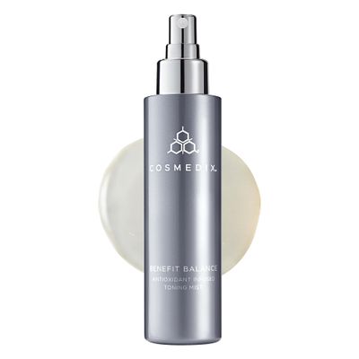 COSMEDIX Benefit Balance Antioxidant Infused Toning Mist, Nourishing Face Toner, Green Tea, Aloe Vera, Cruelty-Free, 5 Fl Oz