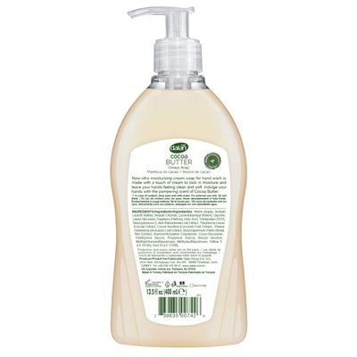 Dalan Cocoa Butter Cream Ultra Moisturizing Liquid Hand Soap for Dry and Fresh Hands Feeling Clean and Soft ((13.5 Fl Oz / 400 mL (Pack of 3))