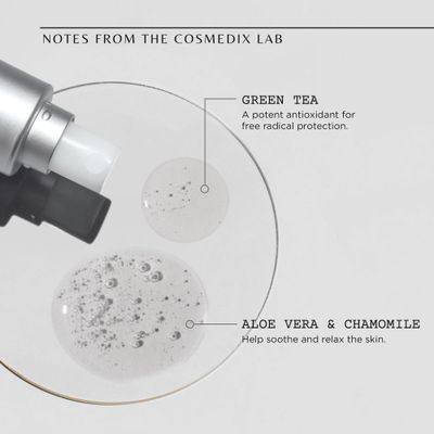 COSMEDIX Benefit Balance Antioxidant Infused Toning Mist, Nourishing Face Toner, Green Tea, Aloe Vera, Cruelty-Free, 5 Fl Oz