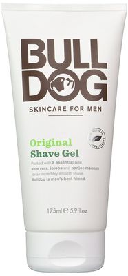 Bulldog Skincare for Men Original Shave Gel (Pack of 2) With 8 Essential Oils, Aloe Vera, Jojoba and Konjac Mannam, 5.9 fl. oz.