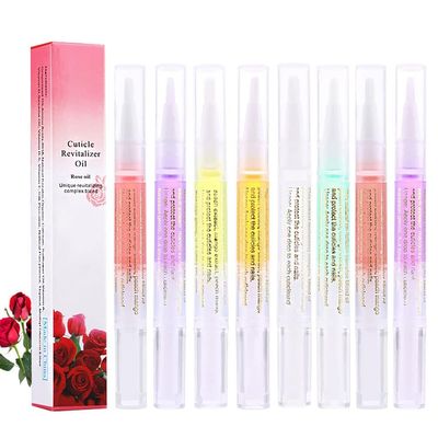 AIJIMEI 8pcs Cuticle Oil Pens Cuticle Oil Nail Oil Cuticle Nail Nutrition Oil Cuticle Oil Pen for Nails Moist Nail Repair Nail Care Essential Oil Moist