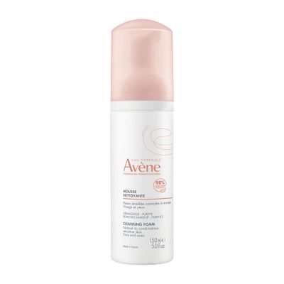 Eau Thermale Avne Cleansing Foam - Soap-Free Foaming Face Wash - Normal, Combination, Oily Skin- Sensitive Skin - 5.07 fl.oz.
