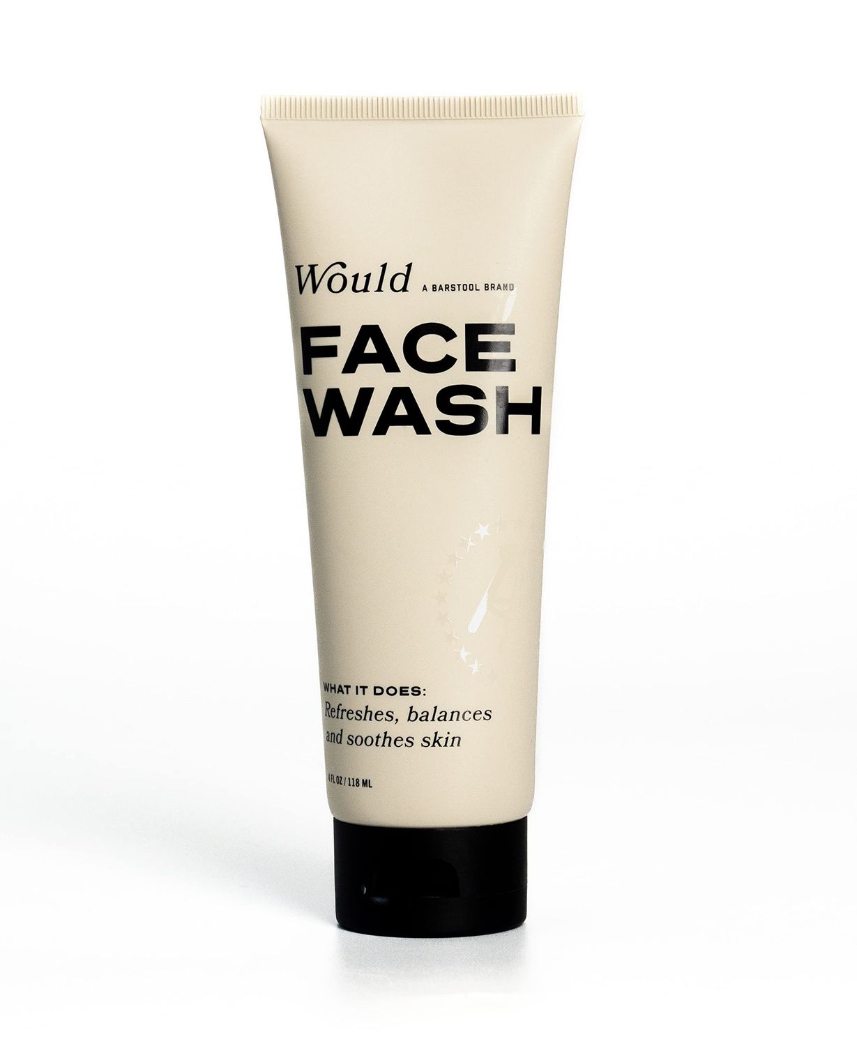 Barstool Sports Men&#39;s Face Wash - Daily Foaming Facial Cleanser to Refresh, Balance and Soothe, Sensitive and Normal Skin Gentle Lather Face Soap to Remove Dirt, Cleanse, Hydrate - 4 FL OZ