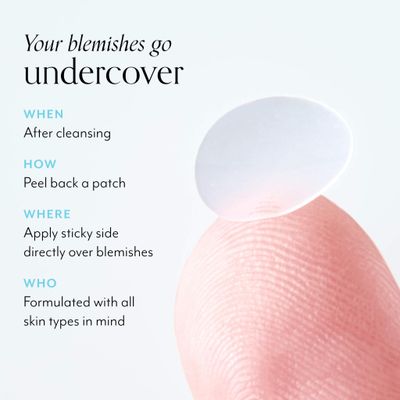 Bliss Clear Genius Blemish Patches - Salicylic Acid &amp; Zinc for Fast Relief &amp; Prevention, Clarifying Spot Treatment - 3 Pack