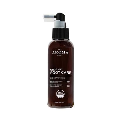 [USDA] TheAromaShop Organic Foot Care Athlete&#39;s foot, ringworm, foot odor, peeling feet, refreshing and comfortable foot care 3.38 fl oz