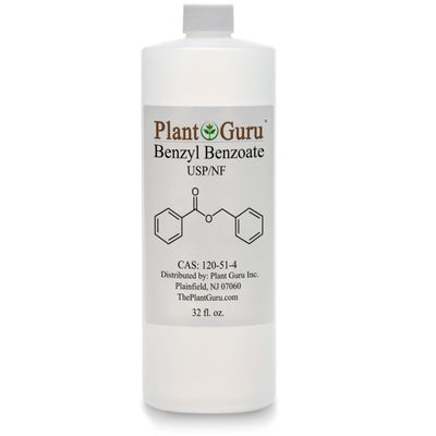 Benzyl Benzoate USP Grade Liquid 32 fl. oz. - Great for Fragrance/Aroma Compounds, Cosmetics, Hair &amp; Scalp Products.