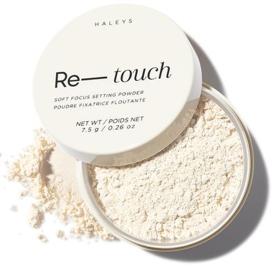 HALEYS Re-touch Setting Powder VEGAN + CRUELTY-FREE, Ultra-Blurring, Lightweight, Non-Caking, Nourishes, Smoothens for Filter-Like Finish, Soft Focus Translucent Loose Powder (Fair Shade)