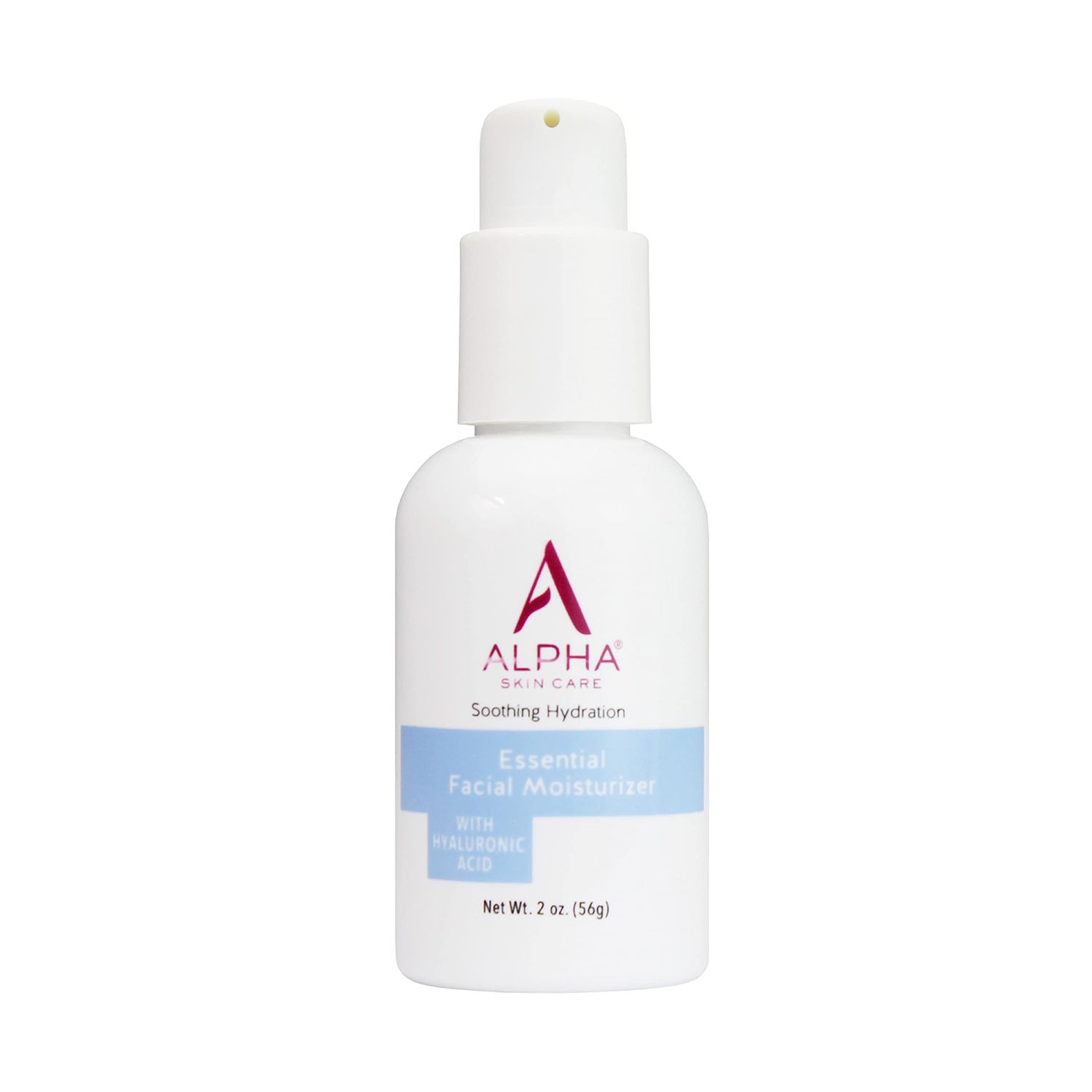 Alpha Skin Care Essential Facial Moisturizer with Hyaluronic Acid | Deep Soothing Hydration | Reduces the Appearance of Lines &amp; Wrinkles | Anti-Aging for Normal to Dry Skin | 2 Oz