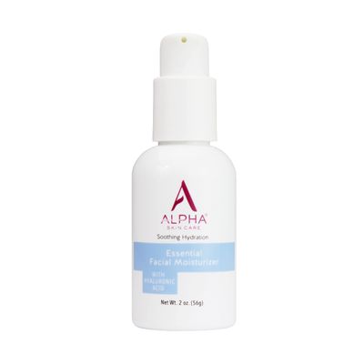 Alpha Skin Care Essential Facial Moisturizer with Hyaluronic Acid | Deep Soothing Hydration | Reduces the Appearance of Lines &amp; Wrinkles | Anti-Aging for Normal to Dry Skin | 2 Oz