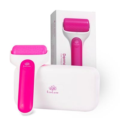 EcoLuxe Skincare Ice Roller- Premium Facial &amp; Eye Massage Roller with Freezer Case for Extended Cooling, Pain &amp; Shingles Relief, Reduce Puffiness &amp; Redness, Lymphatic Drainage, &amp; Sun Relief