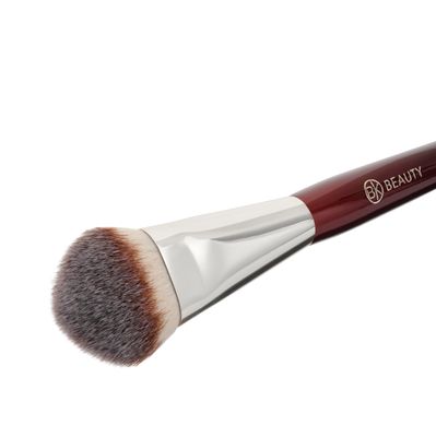 BK BEAUTY BRUSHES - 109 MINI CONTOURED FOUNDATION - Face Brush for Liquid or Cream Foundations - Bronzer, Blush &amp; Highlighter Makeup Brush