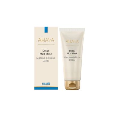 AHAVA Cleanse Detox Mud Mask - Dead Sea Mud-Based Mask to Maintain Your Skins Wellness &amp; Radiance, Contains Kaolin, Hyaluronic Acid, OsmoGuard- Urban Shield Patent &amp; Exclusive Osmoter, 3.4 fl.oz