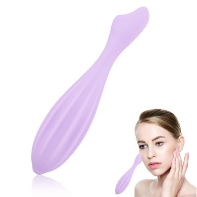 Facial Massage Roller, Silicone Face Massage Tool Shapes Body &amp; Face Curves Face Massage Stick Skin Care Self Tool Reduces Tiredness for Women Face Massager (Purple)