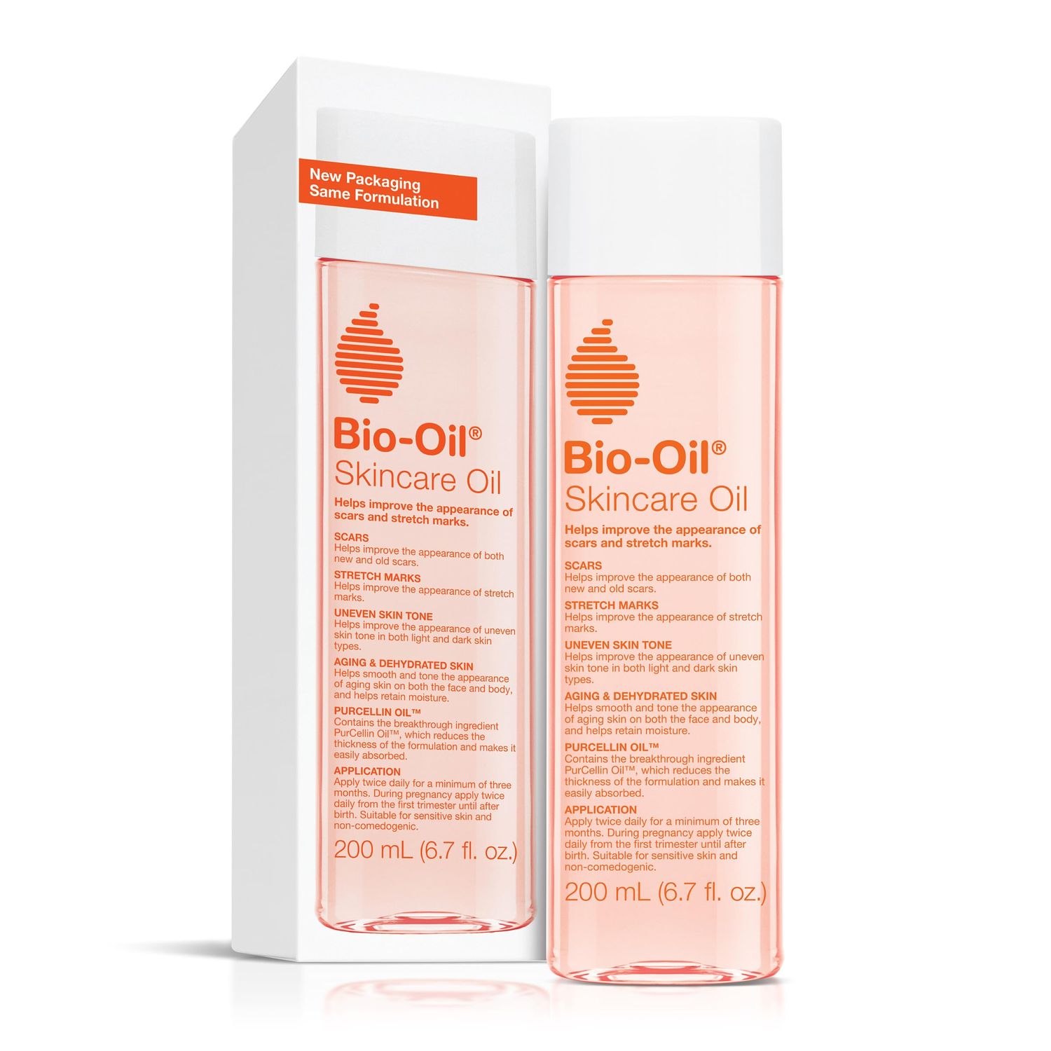 Bio-Oil Skincare Body Oil Serum for Scars and Stretch Marks, Face and Body Moisturizer with Vitamin E &amp; A for Sensitive Dry Skin, Dermatologist Recommended, Non-Comedogenic, For All Skin Types, 6.7 Oz
