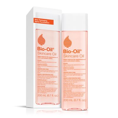 Bio-Oil Skincare Body Oil Serum for Scars and Stretch Marks, Face and Body Moisturizer with Vitamin E &amp; A for Sensitive Dry Skin, Dermatologist Recommended, Non-Comedogenic, For All Skin Types, 6.7 Oz
