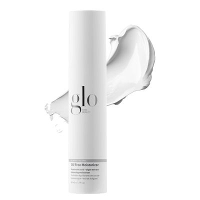 Glo Skin Beauty Oil Free Moisturizer - Lightweight Moisturizing Face Cream Powered by Hyaluronic Acid &amp; Algae Extract for a Balanced, Conditioned &amp; Clear Complexion