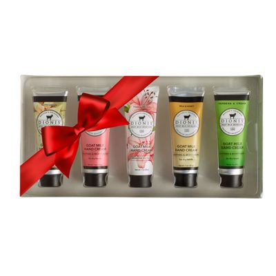 Dionis Goat Milk Skincare Hand Cream Gift Sets - Assorted Scented Travel Size Hand Creams In a Gift Box - Mini Hand Lotion Self Care Gifts, Cruelty Free Lotion For Dry Skin, Inspire Gift Set 2024