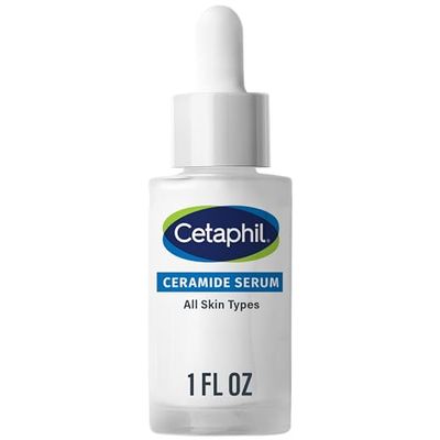 Cetaphil Ceramide Serum, Hydrates and Restores Skin Barrier, Formulated with Ceramides &amp; Centella Asiatica, Designed for Sensitive Skin, Fragrance Free, Dermatologist Tested, 1oz