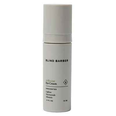 Blind Barber triRescue Eye Cream - Eye Cream for Men - Formulated with Caffeine, Niacinamide &amp; Allantoin to Illuminate &amp; Awaken Skin Under Eyes &amp; Combat Dark Circles - Mens Eye Cream (0.5oz / 15ml)