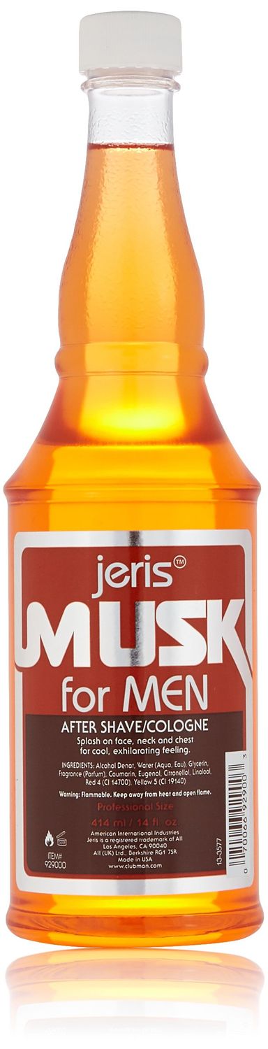 Clubman Jeris Musk After Shave Lotion/Cologne Professional, 14 fl oz