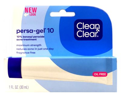 Clean &amp; Clear Persa-Gel 10 Acne Gel, 10% Benzoyl Peroxide, 1 fl. oz