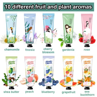 ailixinda 10 Pack Hand Cream Gift Set,Hand Care Cream Christmas Stocking Stuffers Gift for Women,Travel Size Hand Lotion for Dry Cracked Hands,Moisturizing Hand Lotion Set with Natural Aloe Vitamin E