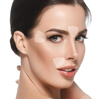 BLUMBODY Face &amp; Forehead Wrinkle Patches - Mini Anti Wrinkle Facial Patches to Smooth Eye, Mouth, Forehead Wrinkles - Non-Silicone Face Tape for Fine Wrinkles between Eyes &amp; Face - 160 Face Patches