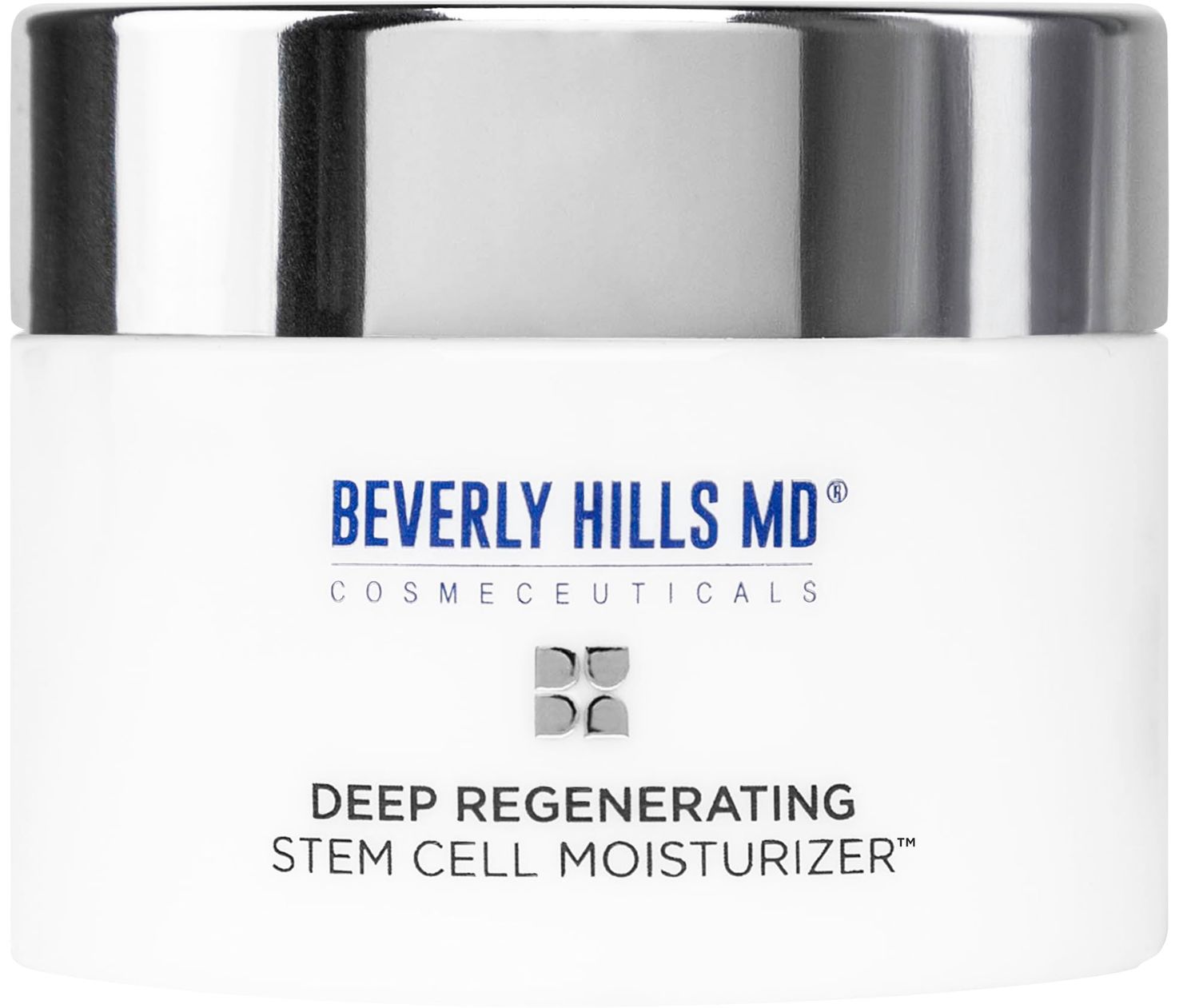 Beverly Hills MD Deep Regenerating Stem Cell Moisturizer- Brighten &amp; Revitalize the Look of Skin on Face, Neck w/Swiss Alpine Rose Stem Cells &amp; Hyaluronic Acid- Smooth + Plump Formula