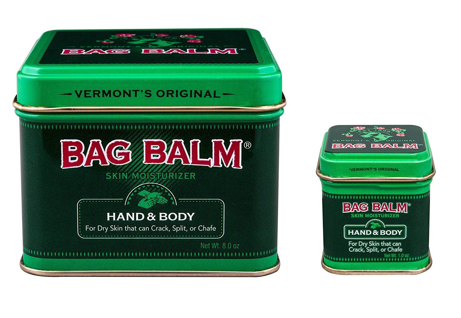 Bag Balm 2 Pack (8 Ounce &amp; 1 Ounce)