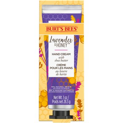 Burts Bees Lavender and Honey Hand Cream with Shea Butter, 1 Ounce