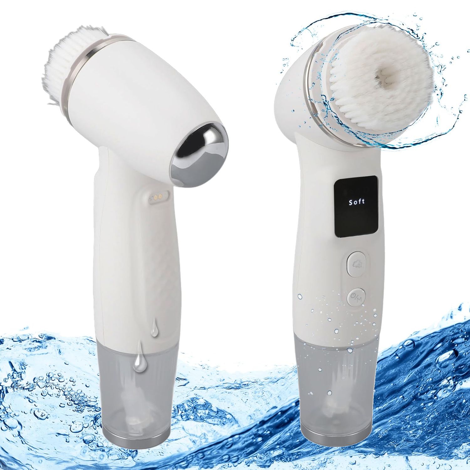 Facial Cleansing Brush, Automatic Foaming Face Scrubber Exfoliator, Handheld Waterproof Face Massage Scrubber Brush for Cleansing, Massaging Dirt Removal, Skin Purification