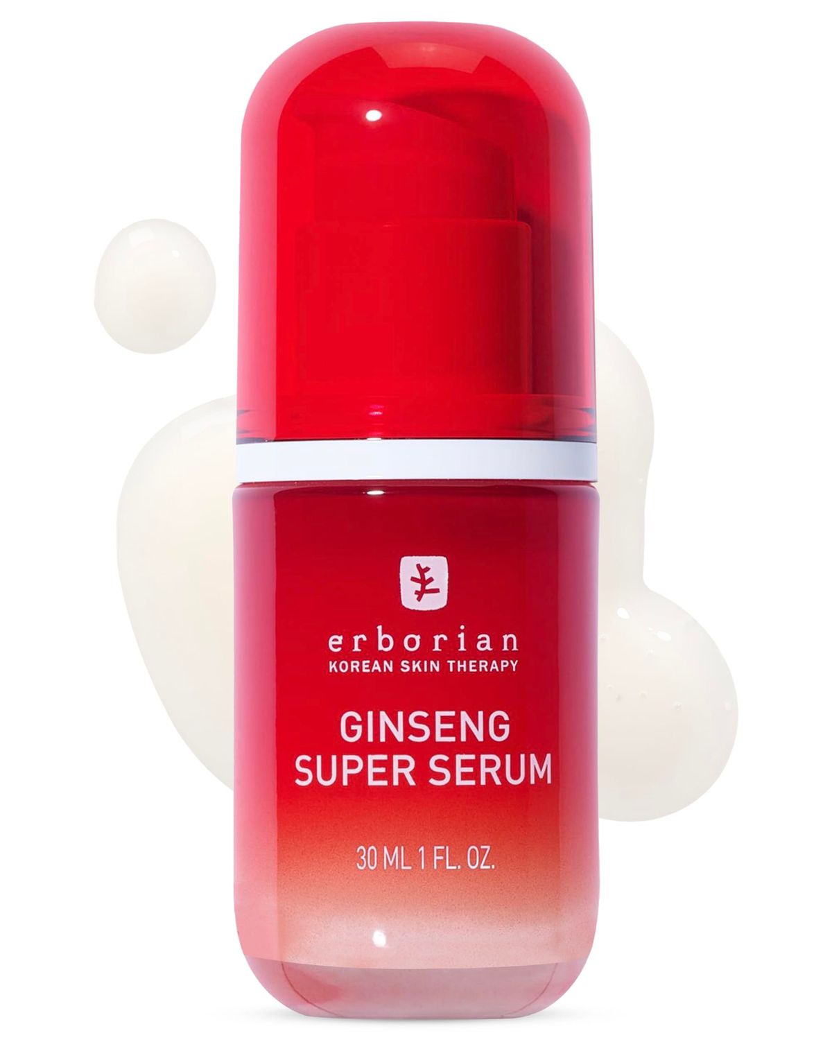 Erborian Ginseng Face Super Serum, 30 ml - Hydrating &amp; Brightening Facial Serum for Women &amp; Men - Fine Lines, Wrinkles &amp; Uneven Skin Tone - Hyaluronic Acid Serum for Firmer Skin &amp; Natural Glow