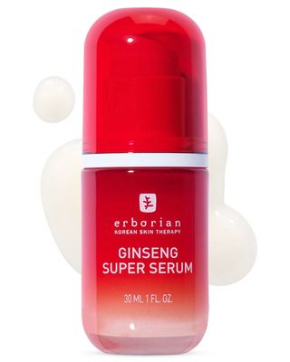 Erborian Ginseng Face Super Serum, 30 ml - Hydrating &amp; Brightening Facial Serum for Women &amp; Men - Fine Lines, Wrinkles &amp; Uneven Skin Tone - Hyaluronic Acid Serum for Firmer Skin &amp; Natural Glow