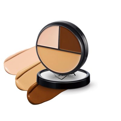 3D Face Creator Cream Foundation Long Lasting Concealer Medium to Full Coverage Non-Greasy Ideal for Makeup Contour Palette (10401, 3COLOR)